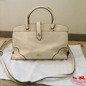 Coach Handbag, Ivory